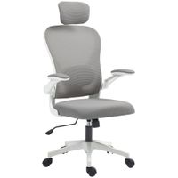 silla de oficina 64x63x125 cm gris