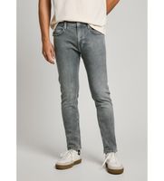 pepe jeans para hombre pm207390um8 jeans en fit taper gris 3334 casual algodon denim sostenible