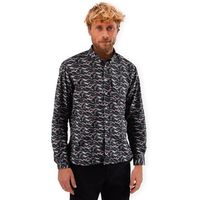 brava fabrics camisa manga larga kodak film shirt - black para hombre