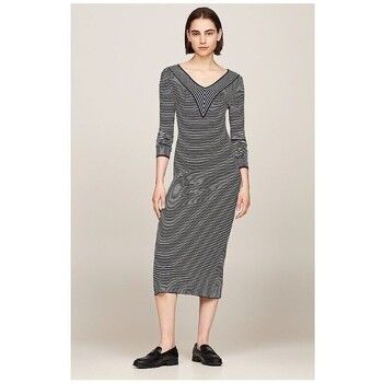 Tommy Hilfiger Falda VESTIDO MINI STRIPES RIB MUJER para mujer