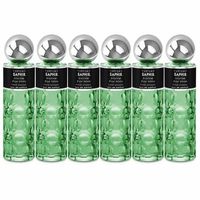 pack de 6 eau de parfum hombre saphir ironie 200 ml