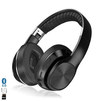Auriculares Dam Electronics VJ320 inalámbricos Bluetooth 5.0 manos libres radio FM micro SD negro
