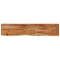 estante pared rectangular madera acacia borde vivo 90x20x38 cm vidaxl