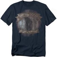 bon jovi camiseta new jersey para hombre
