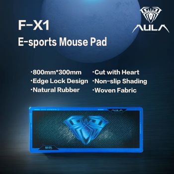 AULA-alfombrilla de goma antideslizante para mesa de juegos, alfombrilla de ratón con borde de cuello grueso, impermeable, Esports, oficina, aprendizaje, tamaño del hogar, FX1