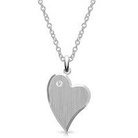 colgante de identificacion de plata 925 cadena de diamantes