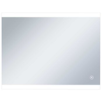 Espejo De Pared De Baño Con Led Y Sensor Táctil 80x60 Cm Vidaxl