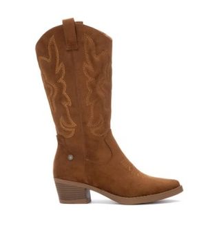 Refresh para mujer. 17308503-CAMEL Botas 173085 marrón (36), 3 a 5cm, Cremallera, Casual