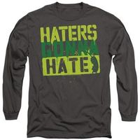 spongebob squarepants camiseta manga larga haters gonna hate para hombre