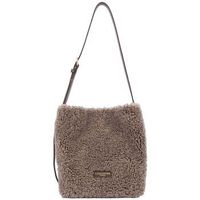lancaster bolso de mano bolso cubo magnetico moumoute marron para mujer