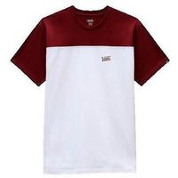vans camiseta t-shirt script crew bordeaux para hombre