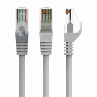 cable red 10m gembird utp cat6 gris