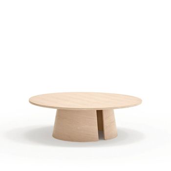 Mesa de centro natural claro