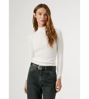 pepe jeans para mujer pl7000026 jersey perkins carla blanco s casual algodon
