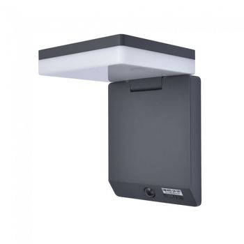 Aplique led solar con detector de presencia moze (8w)