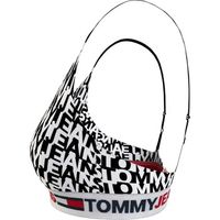 tommy jeans sujetador unlimited red logo para mujer
