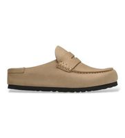 birkenstock para mujer 1032697 mocasines de piel naples wrapped oiled ajuste estrecho marron 40 plano ninguno casual
