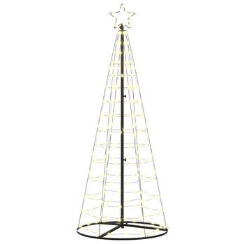 Árbol De Navidad Led Cálido 250 Cm Hierro Vidaxl