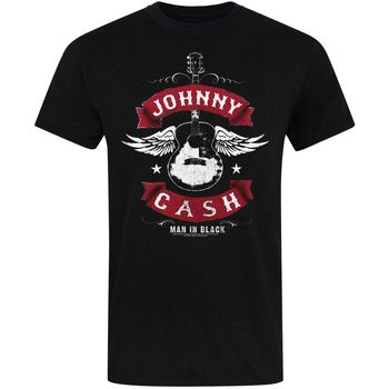 Johnny Cash Camiseta manga larga Man In Black para hombre