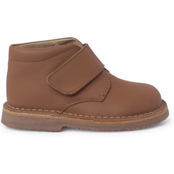 Pisamonas Botines Pisacacas Piel Botas Colegio Con Cinta Adhesiva para niño