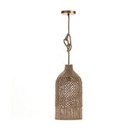 lampara de techo baltra de cuerda natural trenzada o24 cm e27
