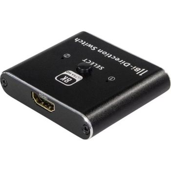 Conmutador HDMI bidireccional Maxtrack CS39L 8K 60Hz 2 salidas