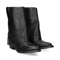 ash botas con tacon mujer - negro talla 37