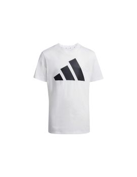 Camiseta adidas Big Logo Infantil Blanco/Negro