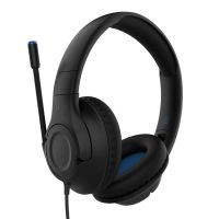 auriculares belkin ena011hqbk con cable usb-c y 35 mm gaming para ninos plegables negros