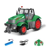 landi qh205 124 27mhz 4ch coche rc serie de granjeros modelo de transporte simulado de madera luz sonido juguetes de co