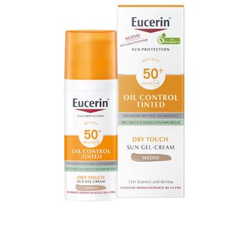 Eucerin - SUN PROTECTION oil dry touch gel-crema color SPF50+ Protección solar 50 ml unisex