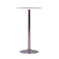 mesa alta de diseno 60x60x103cm - blanco