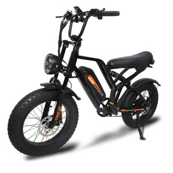 [EU Direct] JKING FXH-009 Bicicleta eléctrica 48V 15.6Ah batería 500W motor Velocidad máxima recomendada 25KM/H Neumátic