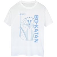 disney camiseta manga larga the mandalorian para mujer