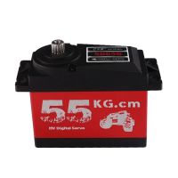 servo digital de engranajes de metal cys-s0650 de 55kg servo impermeable de alto par para direccion para coche rc 15
