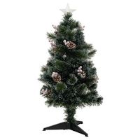arbol de navidad de fibra optica sofia 34 led h90cm