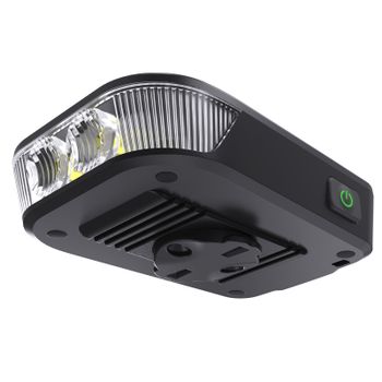 RAVEMEN FR500 Faro de bicicleta para Garmin Wahoo IGPSPORT GPS USB-C recargable 2000mAh luz de bicicleta aviso diurno iluminación nocturna Lámpara adaptador AGM04 Gropo