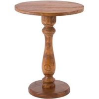 mesa auxiliar adamsville madera marron o 50 cm clp