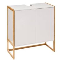 mueble bajo de 2 puertas natureo blanco