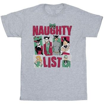 Dessins Animés Camiseta Naughty List para niña
