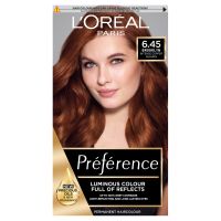 loreal paris preference infinia hair dye various shades - 645 brooklyn intense copper auburn