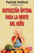 nutricion optima para la mente de un nino