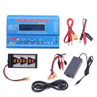 cargado balanceado de bateria imax b6 50w 5a con fuente de alimentacion 12v 5a y placa paralela xt60