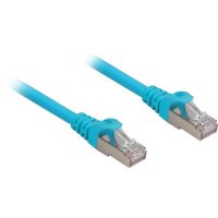cable de red sharkoon cat6a sftp 1 m azul