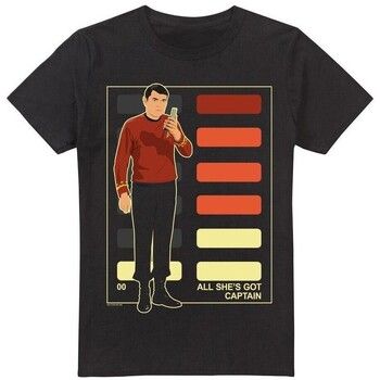 Star Trek Camiseta All She's Got Captain para hombre
