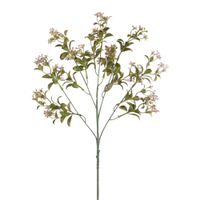 tallo de flores artificiales rosa palido h64