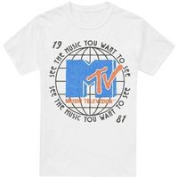 mtv camiseta 1981 para hombre