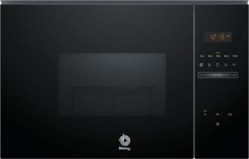 BalayMicroondas integrable con grill Cristal negro 3CG5175N2