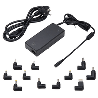 ewent cargador automatico universal notebook 90w con 11 puntas