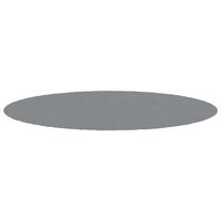 tapiz de suelo piscina geotextil de poliester gris claro o500cm vidaxl